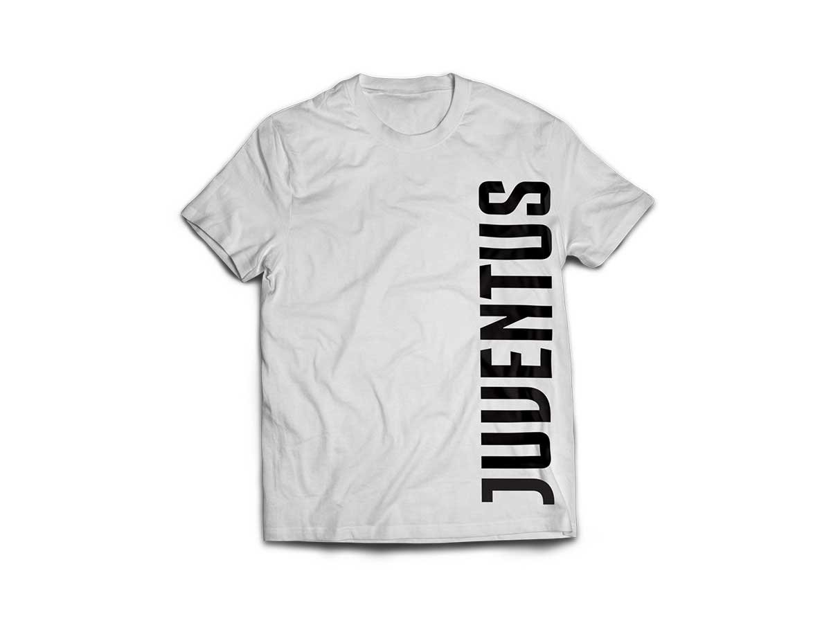 Juventus T Shirt Bianco - Ufficiale 100% Cotone