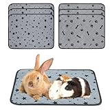 landscape lights2K 6 PièCes Tapis Litiere Lapin Lavable30*30 Cm Forte Absorption d'eau Doublures De Cage Cochon d'Inde pour Hamsters, Lapins, Petits Chiens, Petits Chats