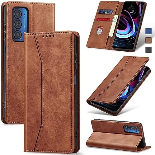Jasonyu Case for Samsung Galaxy A23 5G/4G Leather Wallet Flip Cover with Card Holder,Kickstand, Magnetic Closure,TPU Shockproof Phone Case Compatible with Samsung A23 (Brown)