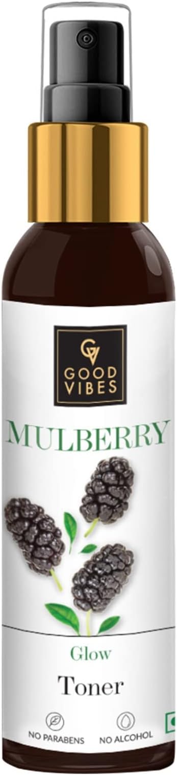 Good Vibes Mulberry Toner - 120 ml - Maintains Skin Elasticity and Keeps Complexion Healthy and Refreshed - Cruelty Free