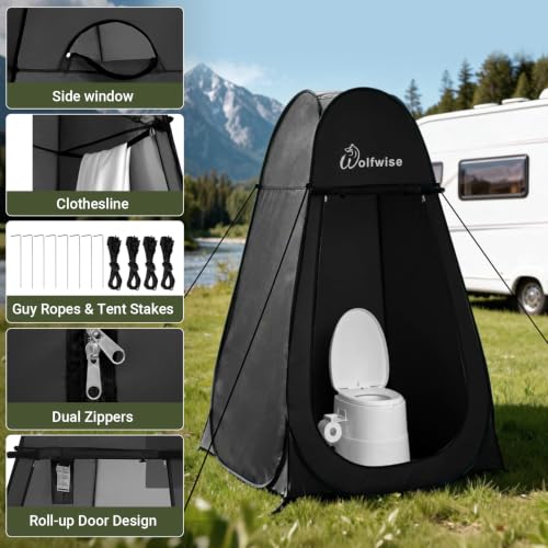 Wolfwise Pop Up Shower Tent
