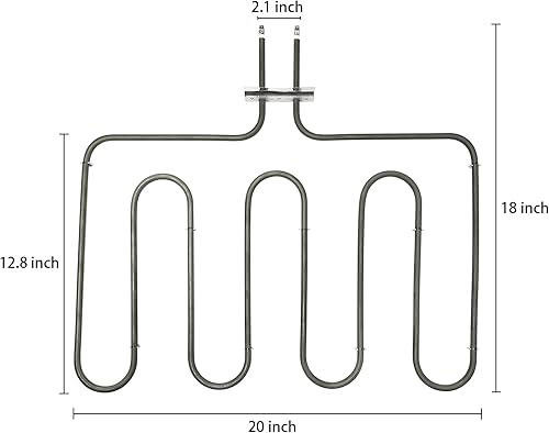 Miniatura 2 de 318254906 Elemento calefactor de horno compatible con Electrolux Kenmore Frigidaire BES374ES1 BES374ES2 BES374ES3 CGLES385ES1 CGLES385ES2