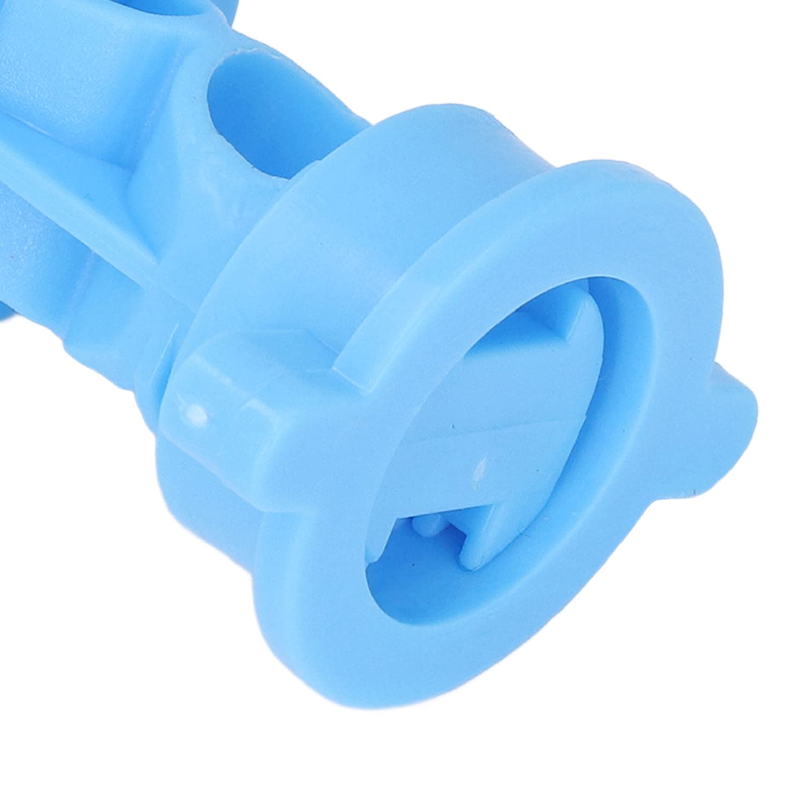 100 Uds Poste Anillo Cerca Poste Madera aislador Tornillo ABS para Valla eléctrica Ganado Cerca Granja jardín agrícola(Azul)