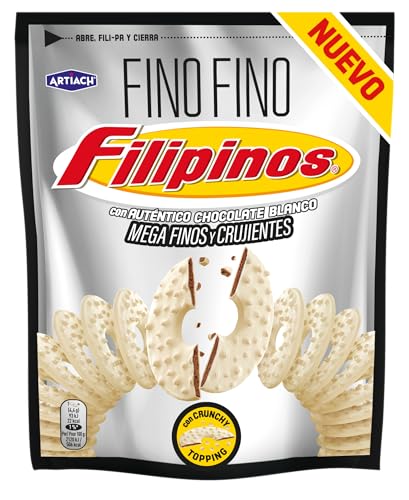 Artiach Fino Fino Filipinos Chocolate Blanco, 87g