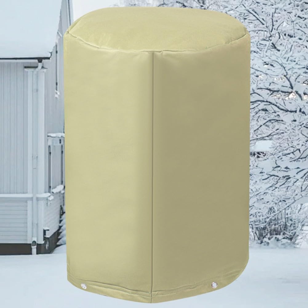 IBC Tankabdeckung, strapazierfähig, wasserdicht, Outdoor-Schutz für 1000 l, winddicht, UV-beständig, Gartenlagerung, 120 x 100 x 116 cm (Φ70 x 110 cm)
