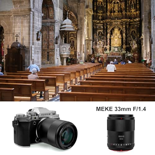 Image of Meike 33mm F1.4 Wide Angle APS-C Frame AF STM Lens Auto Focus Fixed Prime Lenses for Fujifilm X Mount Mirrorless Cameras XT2 XT4 XT5 XT10 XT20 XT30 XT50 X-A2 X30 X70 X-S10 X-S20