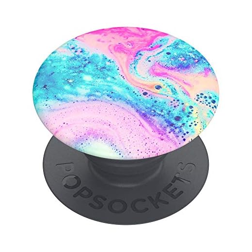 PopSockets: PopGrip Basic - Soporte y Agarre para Teléfonos Móviles y Tablets [Top No Intercambiable] - The Bomb