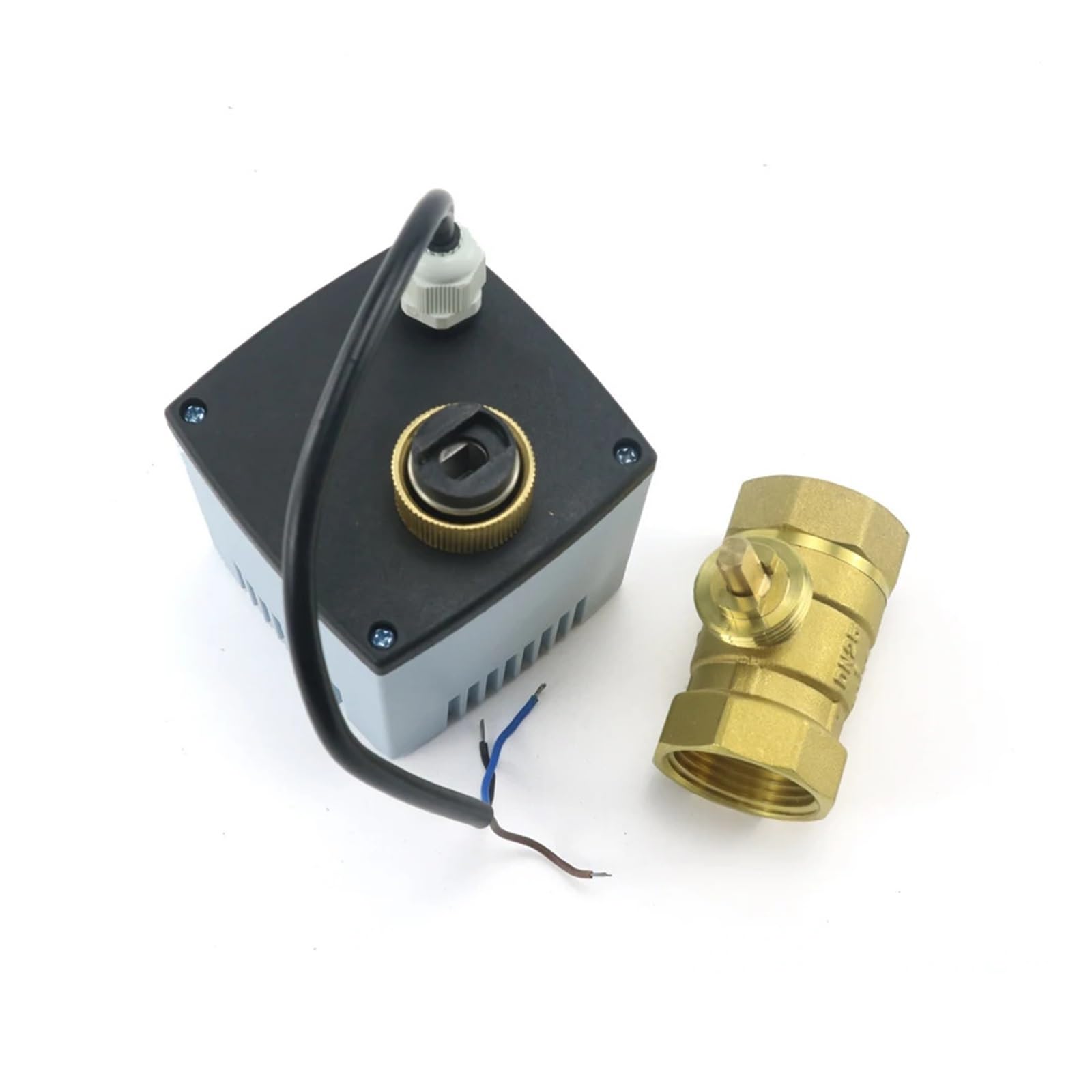 Valvola a Sfera a 2 Vie Valvola a Sfera motorizzata elettrica in Ottone IP67 Impermeabile da 1/2" 3/4" 1" 1-1/4" 220VAC DC12V 3 Fili 2 Controlli 2 Vie DN15/DN20/DN25/DN40(1-1/4",DC12V-24V)