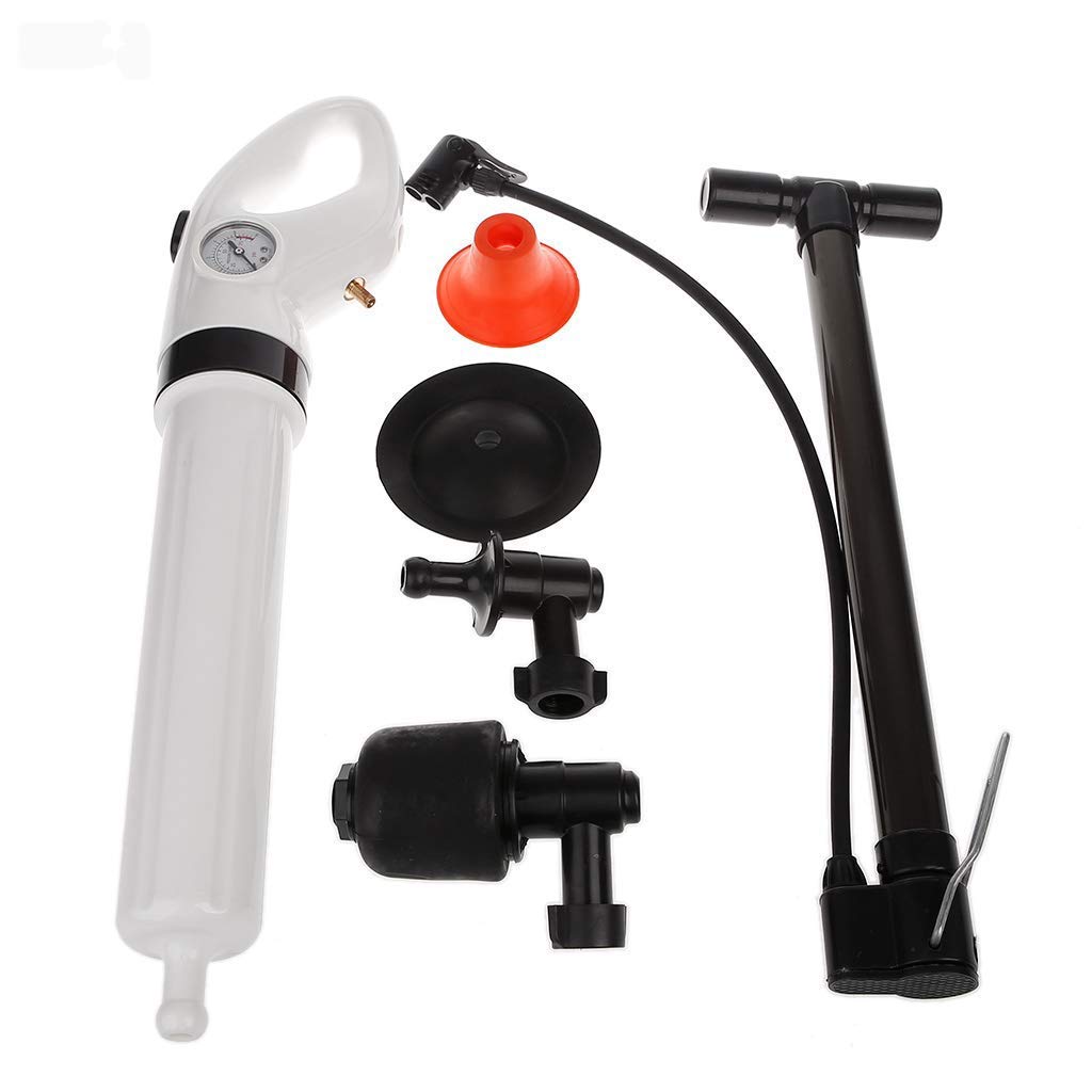 Jeny ABS High Pressure Toilet Air Drain Blaster Pump Cleaner Plunger for Toilets Bathroom Shower Kitchen Clogged Pipe Bathtub(Standard, Multicolor) (B08WJ6KDHQ) Amazon Price History, Amazon Price Tracker