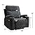 ANJ Classic Power Recliner Chair, Overstuffed Electric Recliners with with Double Layer Backrest and Cup Holders, Comfy Reclining Single Sofa for Living Room by ANJ
