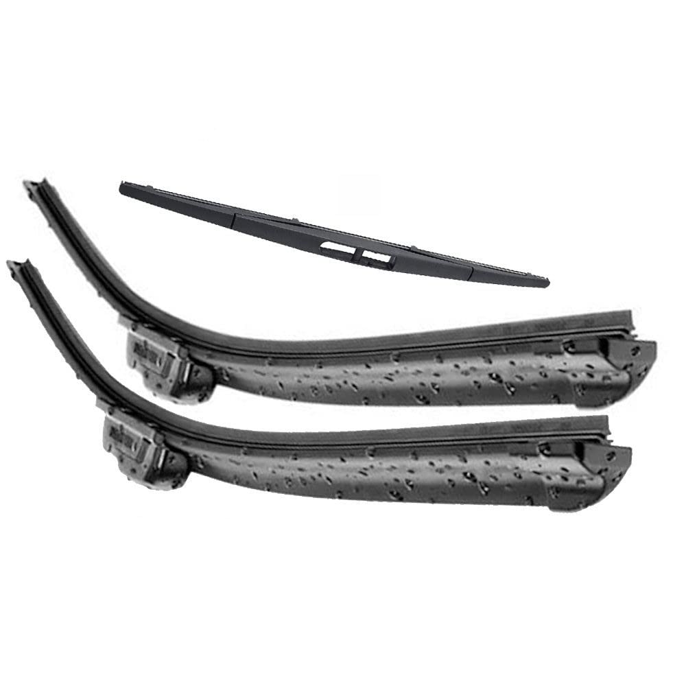 Kit spazzole tergicristallo Anteriori e Posteriori per finestrini Auto da 24 Pollici, 18 Pollici e 12 Pollici, per Nissan Pathfinder R51 2005, 2006, 2007, 2008, 2009, 2010, 2011 e 2012