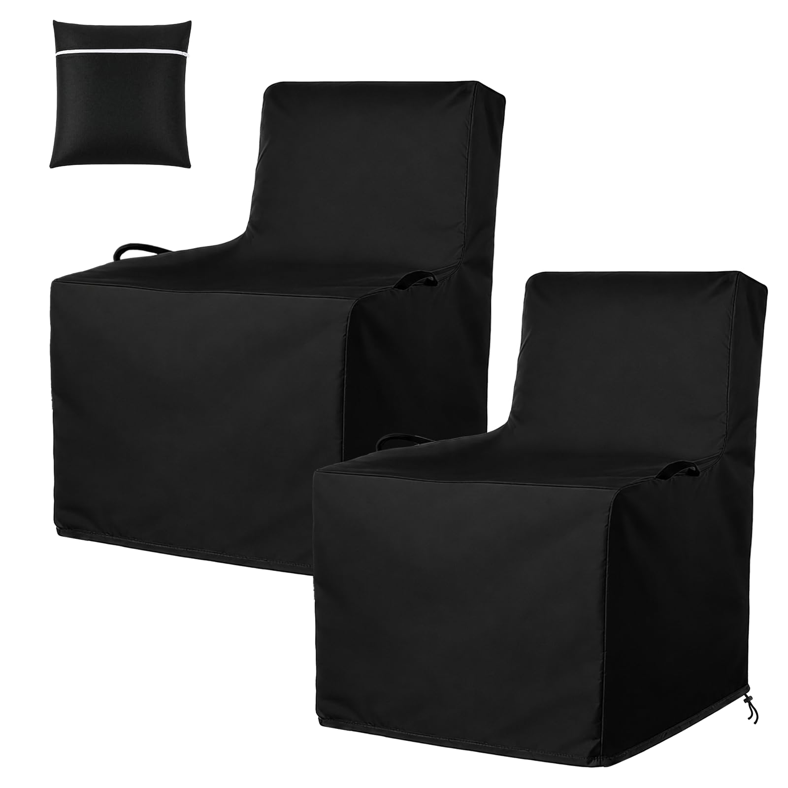 Garden Chair Covers,76x80x110cm Outdoor Chair Covers Waterproof 420D Oxford