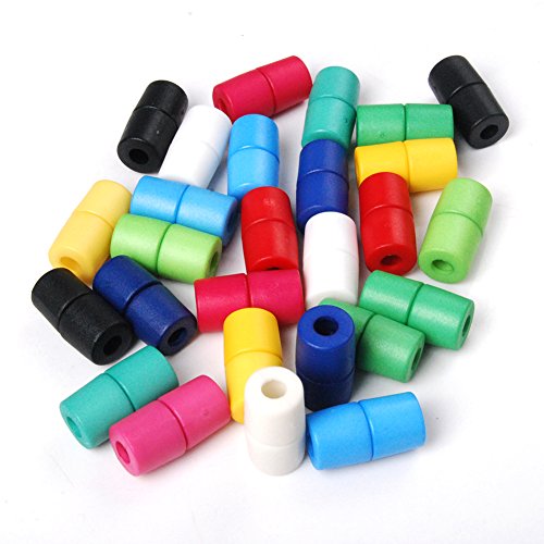 100pcs Colorful Lanyard Safety Breakaway Pop Barrel Connectors for Paracord & Ribbon Lanyards FLC090(Mix-s)