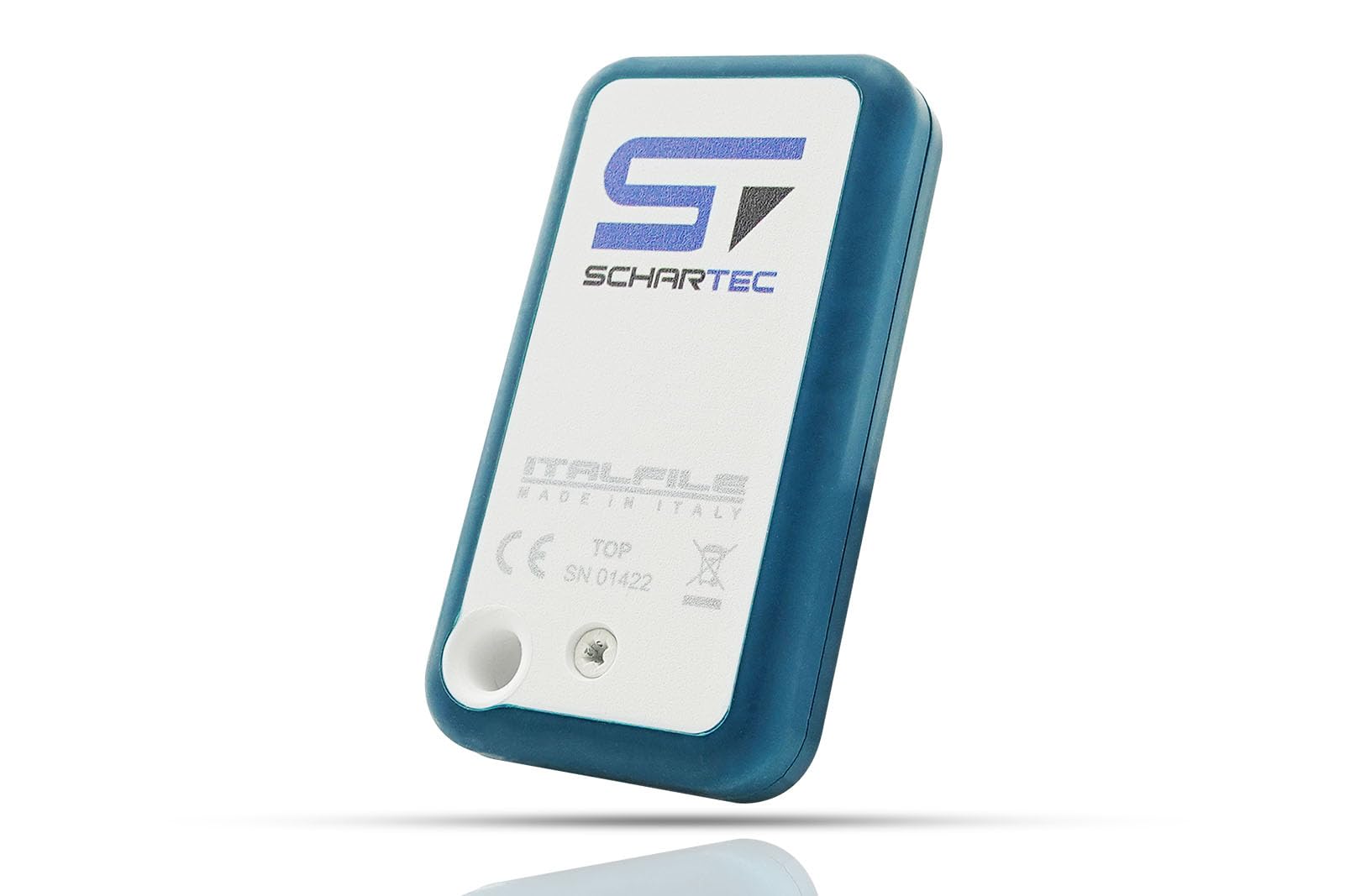 SCHARTEC Télécommande universelle pour porte de garage - 433-868 MHz - 2 canaux - Pour Hörmann Sommer Novoferm Bft Berner Marantec Came Nice etc. - Bleu