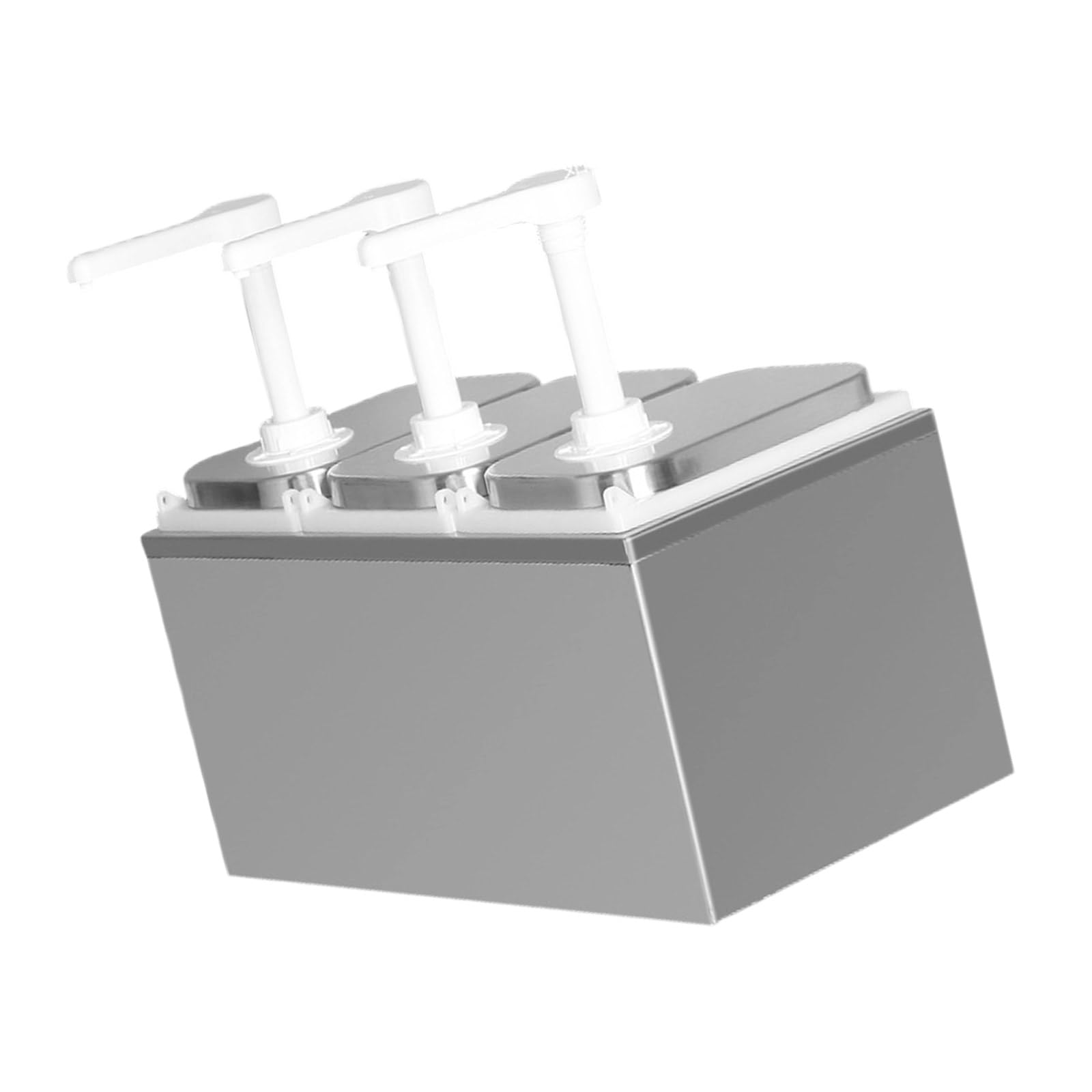 Acciaio inossidabile Pressa a mano Sciroppi Salsa Dispenser Pompe Bottiglia per Cucina Uso Commerciale Facile da Pulire Grande Capacità Manuale Sciroppi Pompe Strumento Cucina Dispenser Salsa
