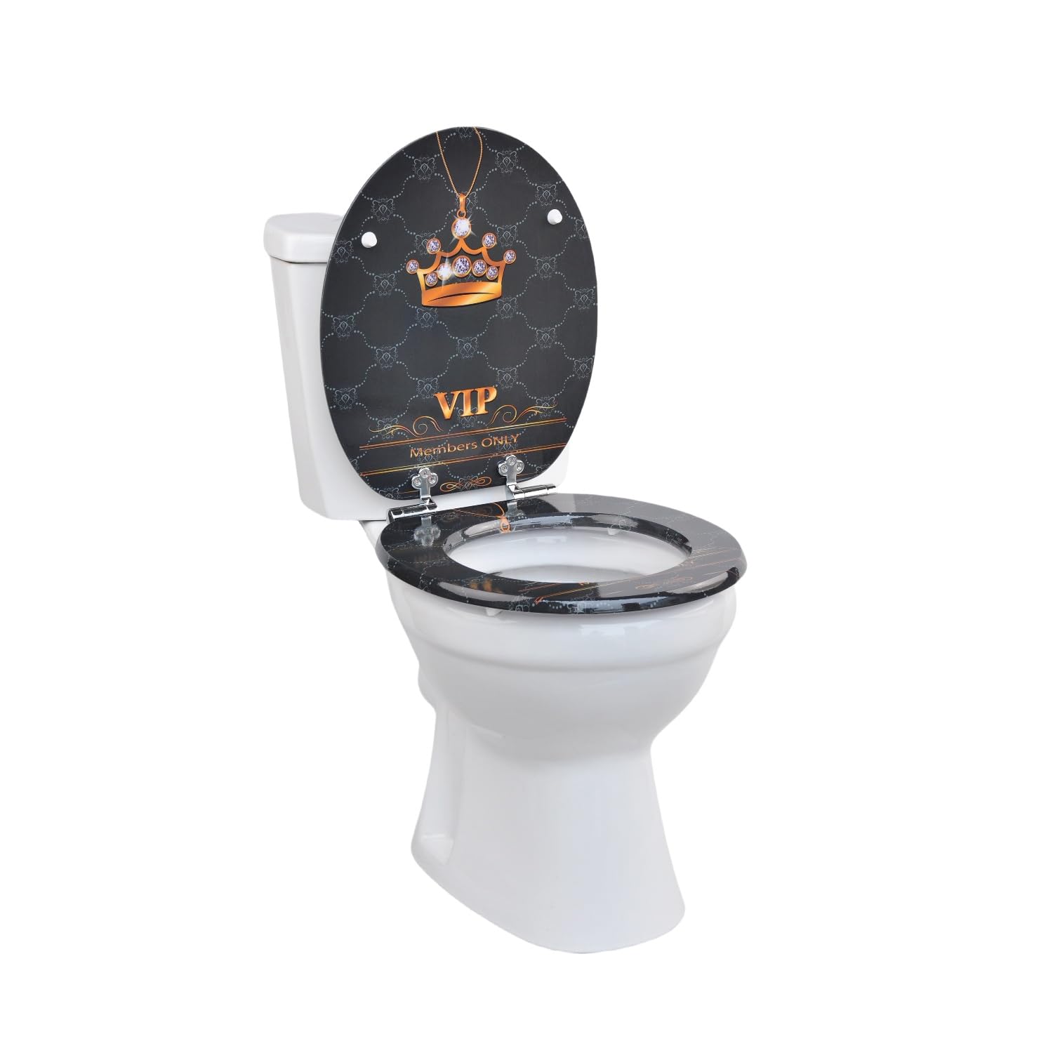 SINOBATH Sedile e copriwater per WC con sistema di abbassamento automatico, in tanti bei modelli tra cui scegliere, in legno robusto