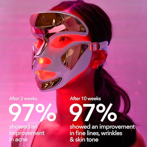 Image of Dr Dennis Gross Dr. Dennis Gross DRx SpectraLite FaceWare Pro LED Face Mask for Skin Rejuvenation with Dual Red Blue Light Therapy.