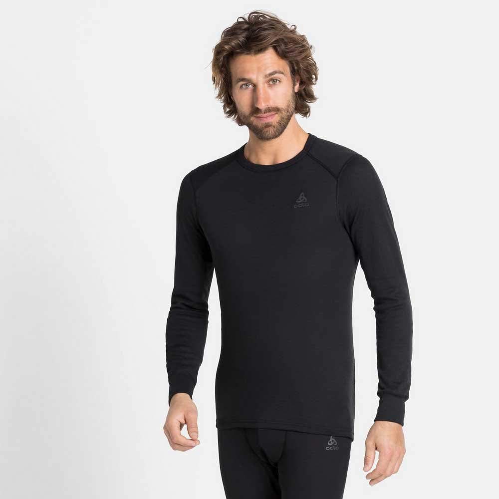Odlo Maglietta Intima da Uomo a Maniche Corte Active F-Dry Light I Maglietta Funzionale I Intimo Funzionale Canotta Maglietta Sportiva I Uomo