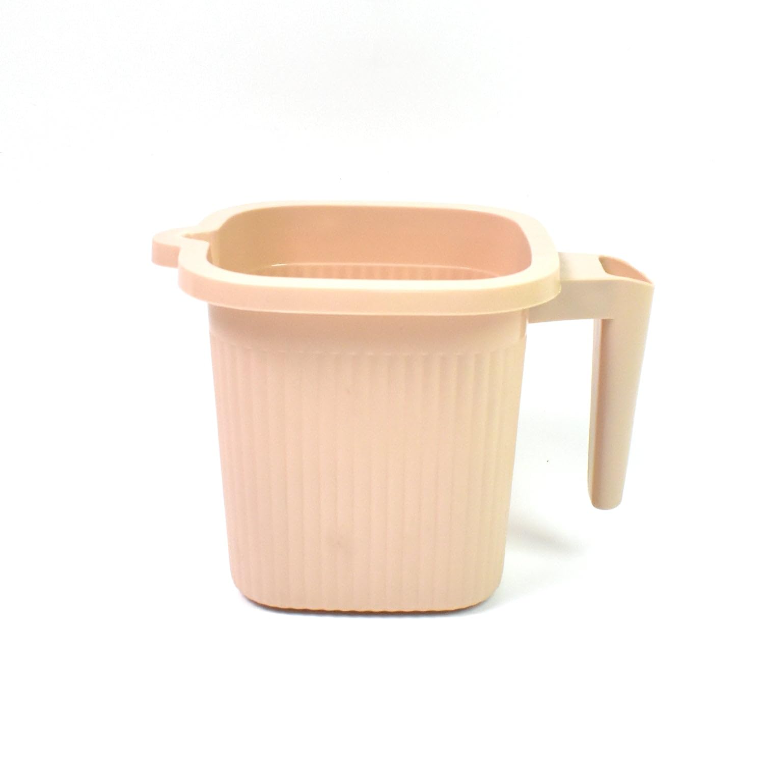 Plastic Square Bath Water Mug (1 Pc / 1000 ML/Mix Color)-image-16