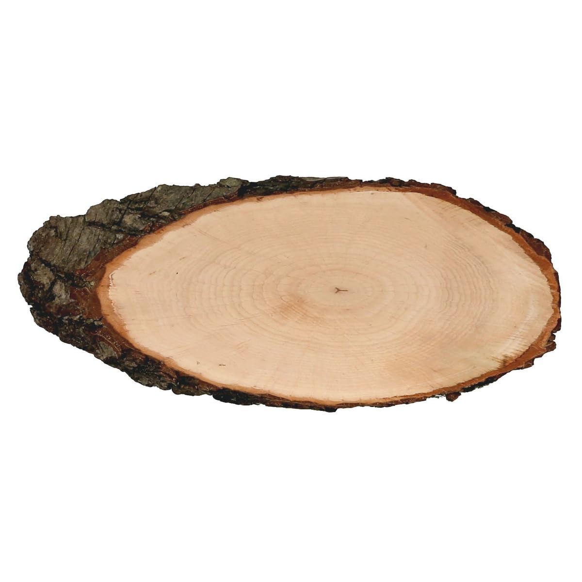 Tagliere Ovale In Legno Corteccia Con Manico 35x14cm Salumi Formaggi Affettati 3279321