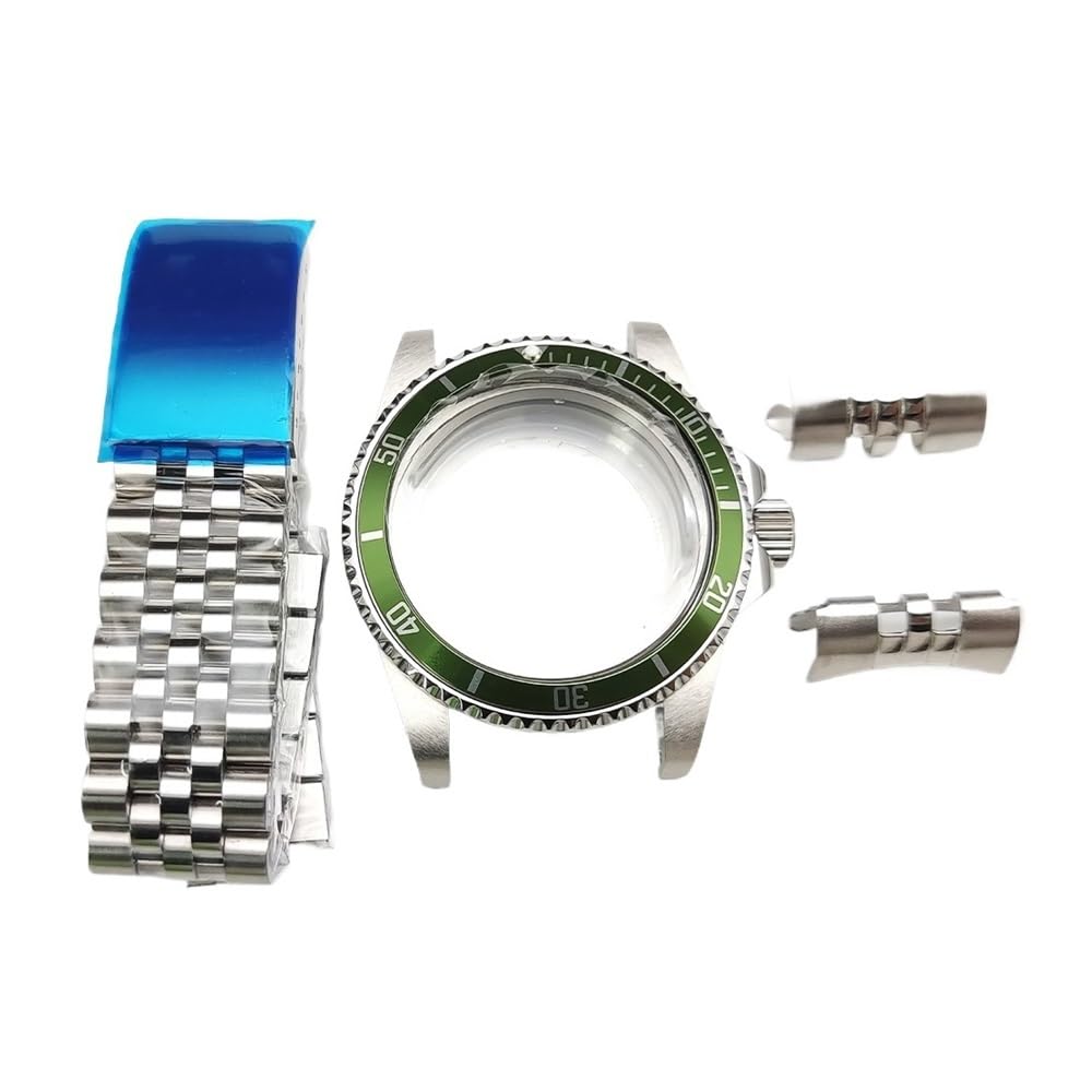 Automatisches mechanisches Herrenuhrgehäuse, 39 mm, wasserdicht, Vintage-Blasenspiegel, Edelstahlgehäuse, passend for NH35/36/38/4R-Uhrwerk