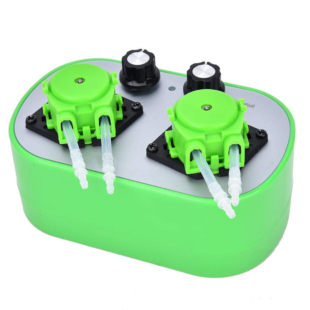 Bomba peristáltica, G628-2 Bomba peristáltica pequeña en miniatura Bomba autocebante automática 100-240V((9～53ml/min) *2 (G628-2-2))
