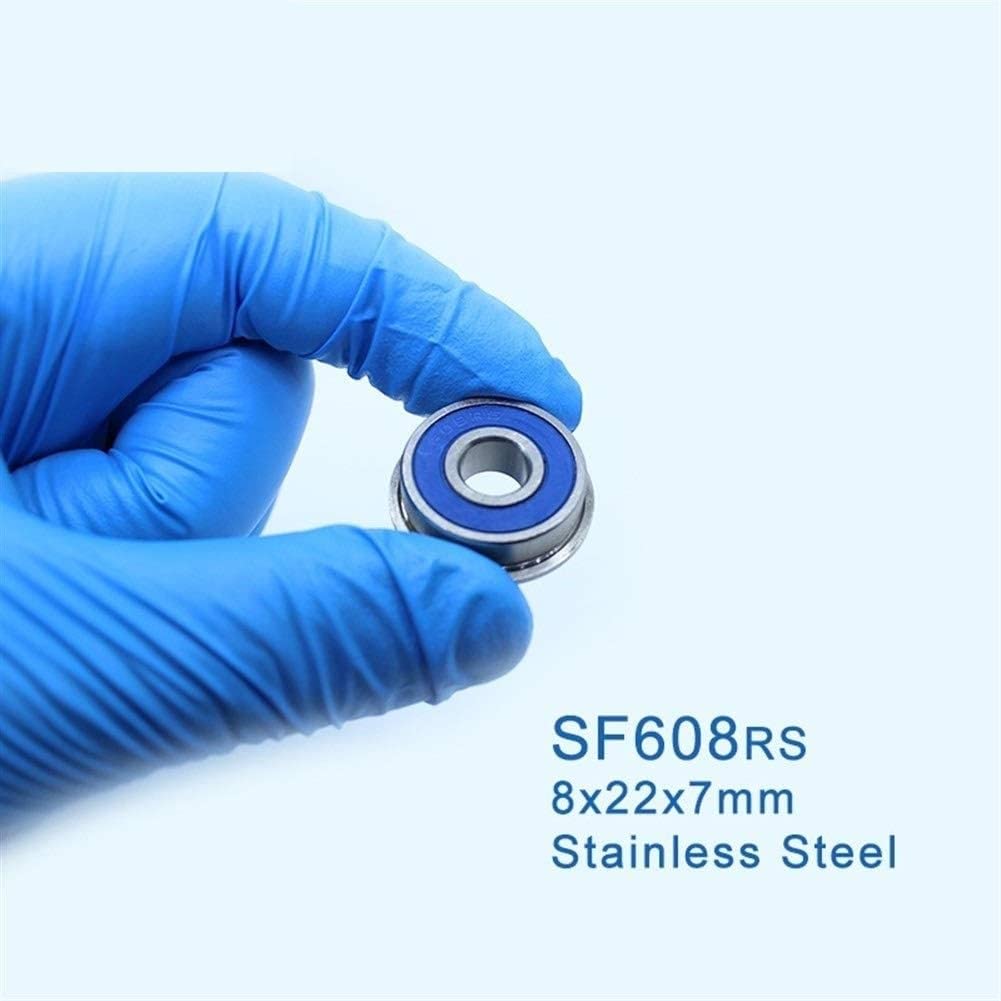 Pratique SF608RS SF608 RS 2RS Bleu Roulement Scellé 4PCS 8x22x7 mm ABEC-3 pour Hobby Électrique RC Voiture Camion Deep Groove Roulements À Billes SF608-2RS