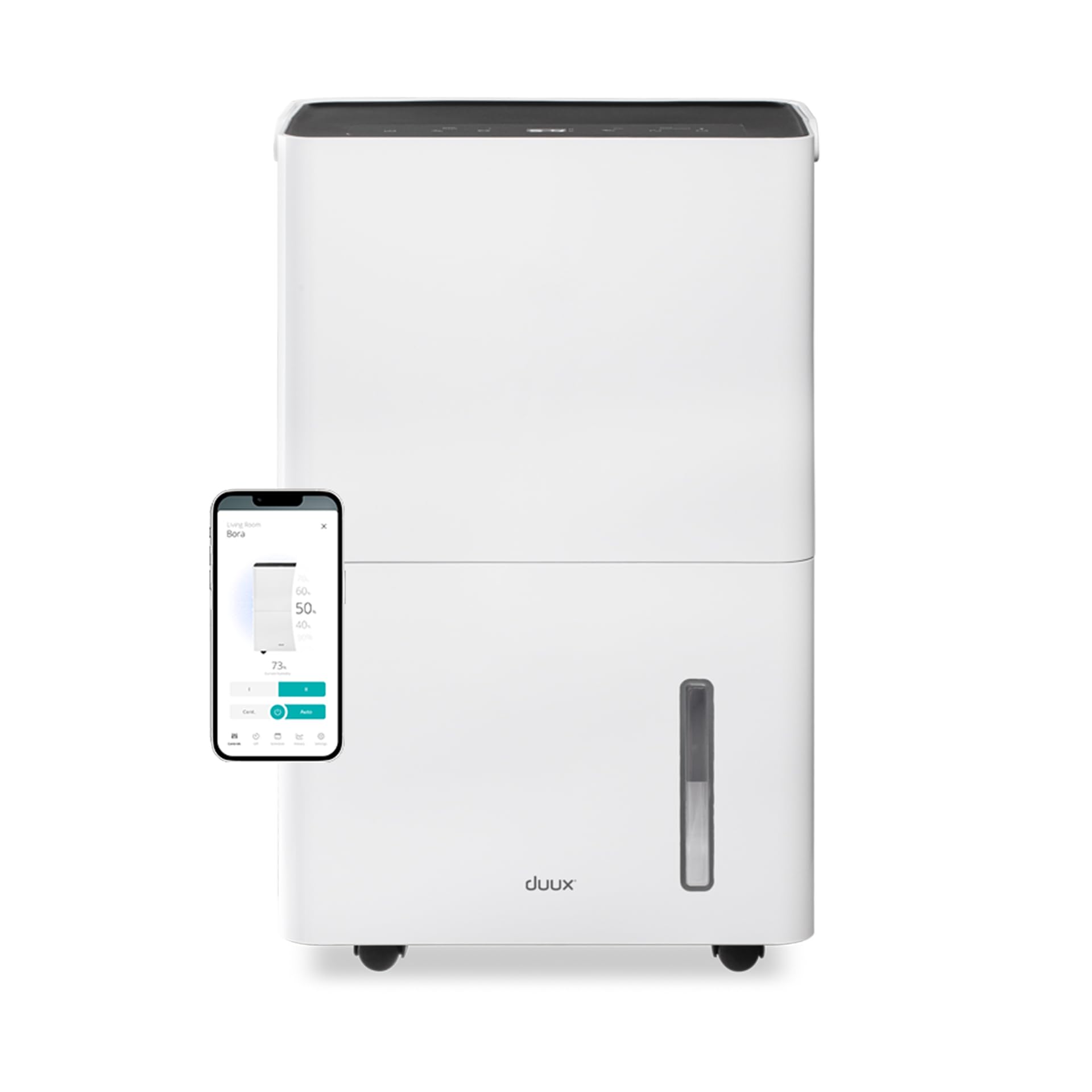 Bora Smart Dehumidifier 20L | Clothes Drying Mode | Quiet Mark Certified | Energy Efficient Dehumidifier for Home | Carbon Filter | Large 4L Water Tank | Humidity Sensor | DXDH20UK