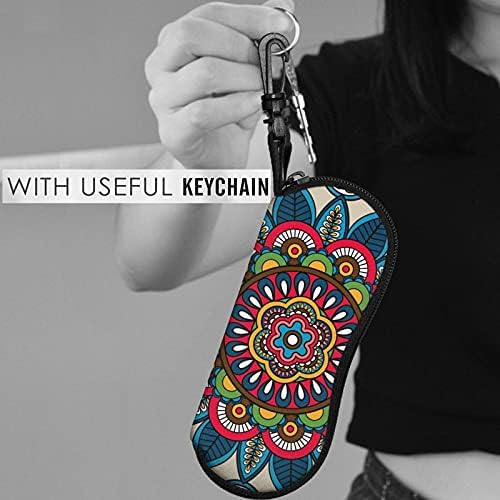 Doppia Custodia Morbida Per Occhiali In Neoprene - 2 Pezzi, Portatile Con Moschettone E Cerniera - Foto 4