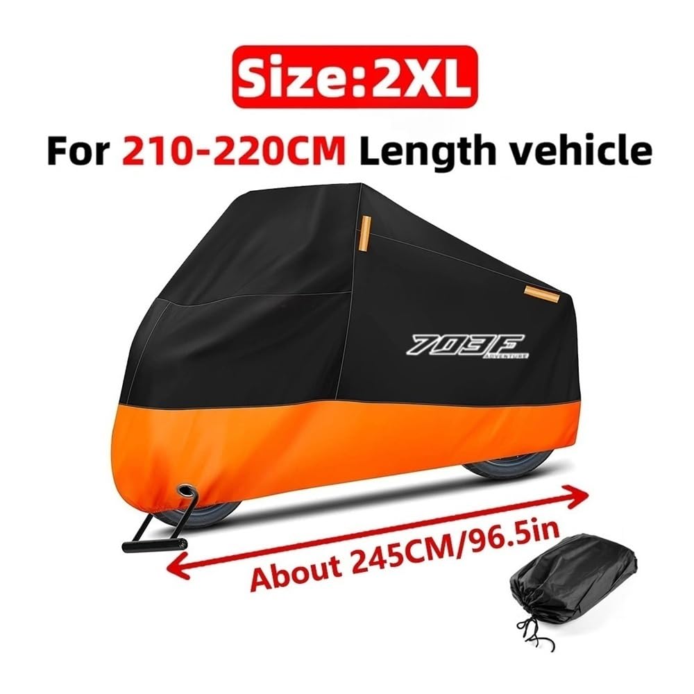 Accesorios De Motocicleta, Cubierta Gruesa Exteriores, Sombrilla Protectora para Lluvia, Protección para Todas Las Estaciones, Duradera para 703F 703 F 2025 Motocicleta Aire Libre Temporada Cubierta