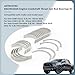 Engine Crankshaft Thrust Con Rod Bearings Kit Fit for Ford Ram 1500 3.0L V6 Diesel 2014-2019 Jeep Grand Cherokee 2.0L V6 Diesel 2014-2018, Engine Bearings Kit Replace 68229163AA 68229245AA 68147095AA