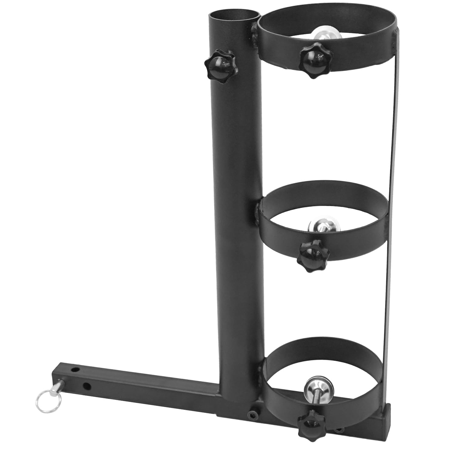 Photo 1 of Tredre Oxygen Tank Holder Cane Holder 2 in 1 for Power Mobility Scooters, Electric Wheelchair Accessories (Works with 1"X1" Hitch Receiver Equipped), Suitable for D and E Oxygen Cylinder