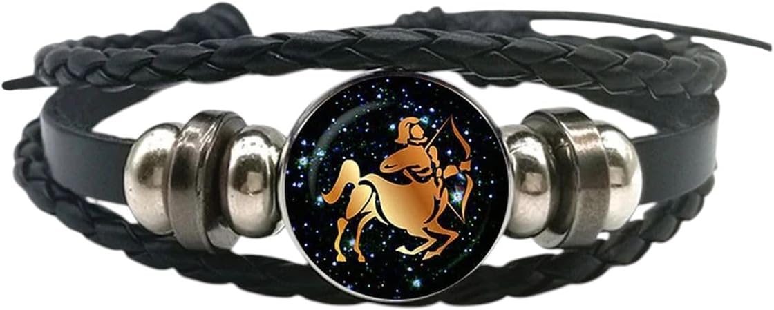 New 2026 12 Zodiac Signs Bracelet For Men Women Virgo Scorpio Aries Taurus Rope Bracelets Birthday Gift Jewelry Fashion Accessories Creative
