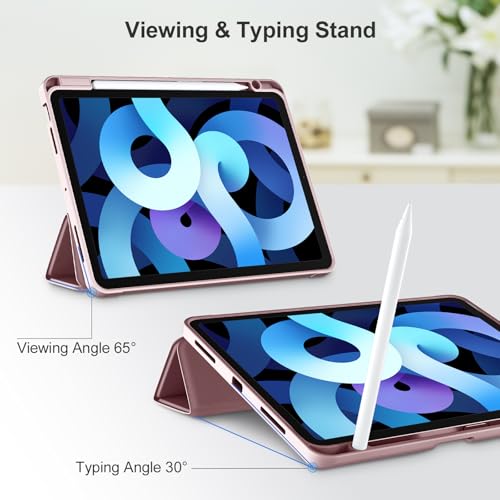 Image of Akkerds for iPad Air 11 Inch Case M4 /M3 /M2, Air 5th /4th Gen 10.9, Pink
