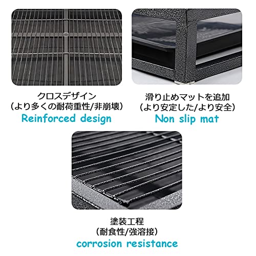 Caja de arena de metal para perros para uso en interiores y exteriores, bandeja deslizante para entrenamiento de cachorros, ideal para apartamentos y balcones