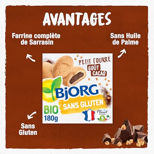 Bjorg petit fourré goût cacao sans gluten bio - vue 3