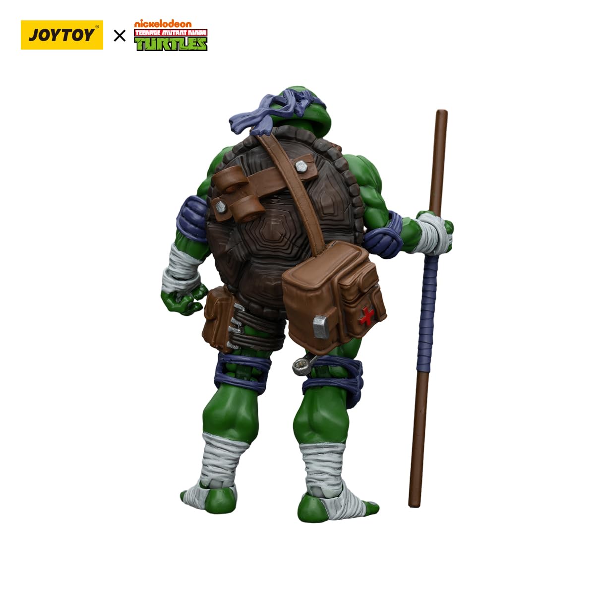 JOYTOY 1/18 Scale TMNT-Donatello Action Figures, 10.6cm, Poseable Joints and Detachable Weapons - Image 3