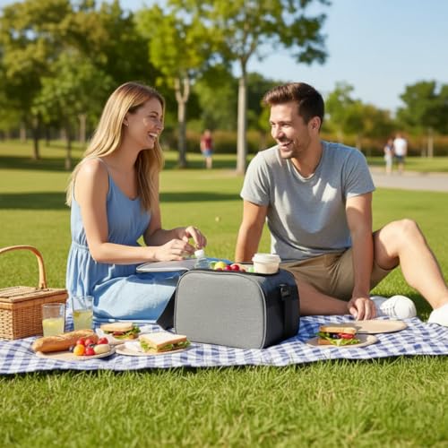 Bolsa Termica Impermeavel 20 Litros c/Alça Ombro Viagem Passeio Cooler Bebidas Alimentos Grande