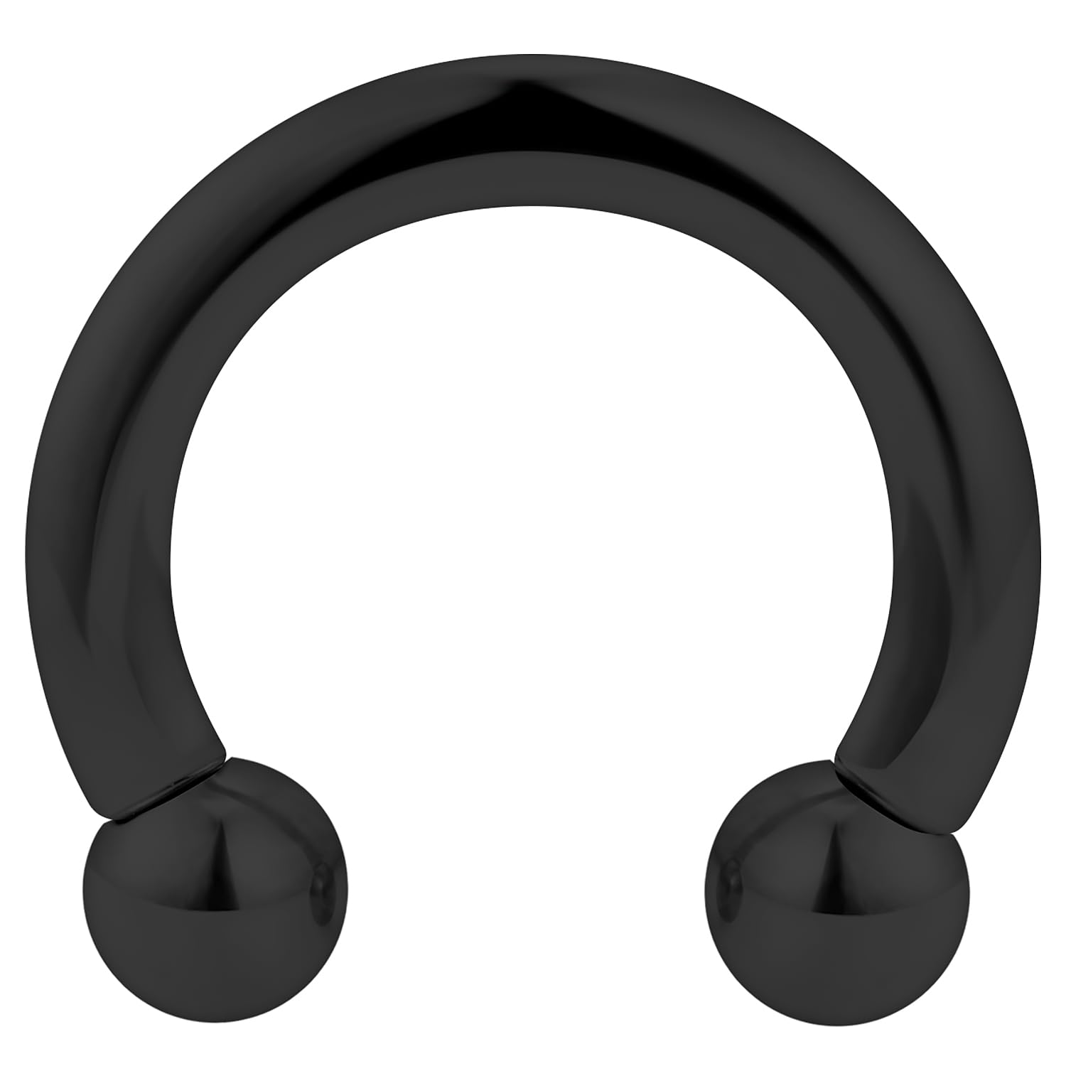 Yaalozei 12G 10G 8G 6G 4G 2G 0G 00G Large Septum Rings 316L Surgical Steel Internally Threaded Barbell Horseshoe Wide Septum Nose Gauges Earring Pa