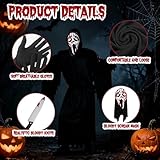 Zoom IMG-1 halloween scream costume adult ghost Zoom IMG-1 halloween scream costume adult ghost