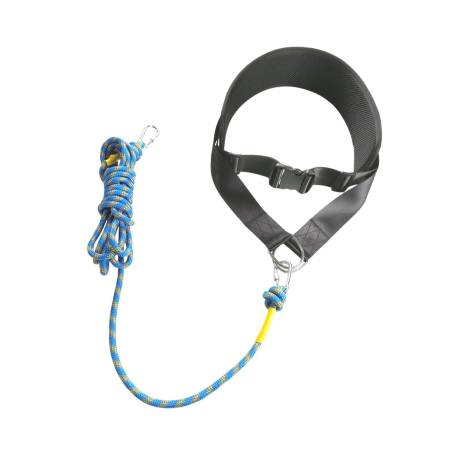 Ceinture pour Tirer Les Traîneaux de Poids des Sangles de Traction Ceinture de Résistance de Fitness D'entraînement Portable Ceinture de Taille D&