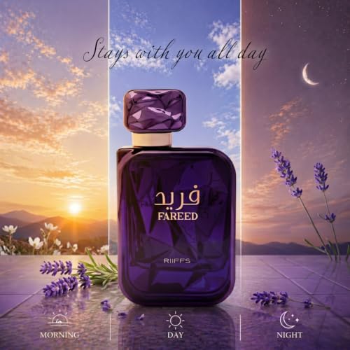 Image of RiiFFS Fareed Eau de Parfum for Men | Long Lasting Fresh Spicy Perfume with Cucumber, Cardamom & Amber | Luxury Arabic Fragrance | 100ml