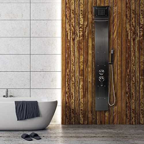 Pannello Colonna Doccia in Acciaio Inox ，Funzioni