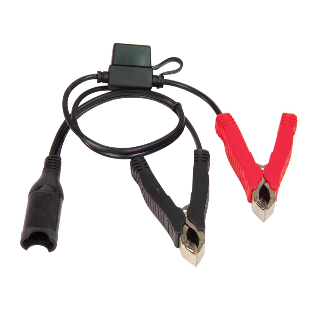 OptiMate O14 SAE Fused Battery Clamp Lead