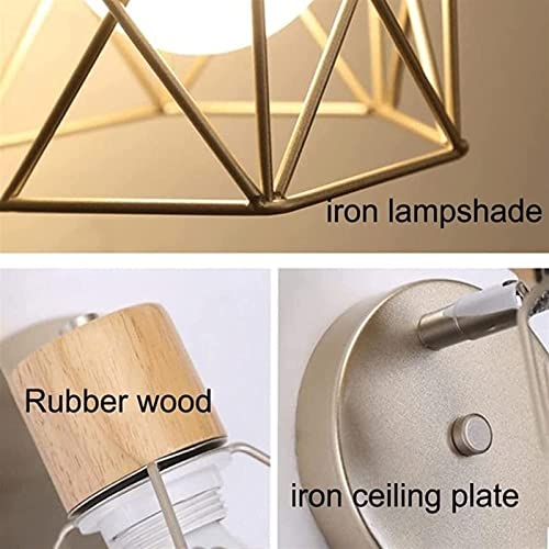 Iluminación decorativa moderna de hierro con diseño creativo 5