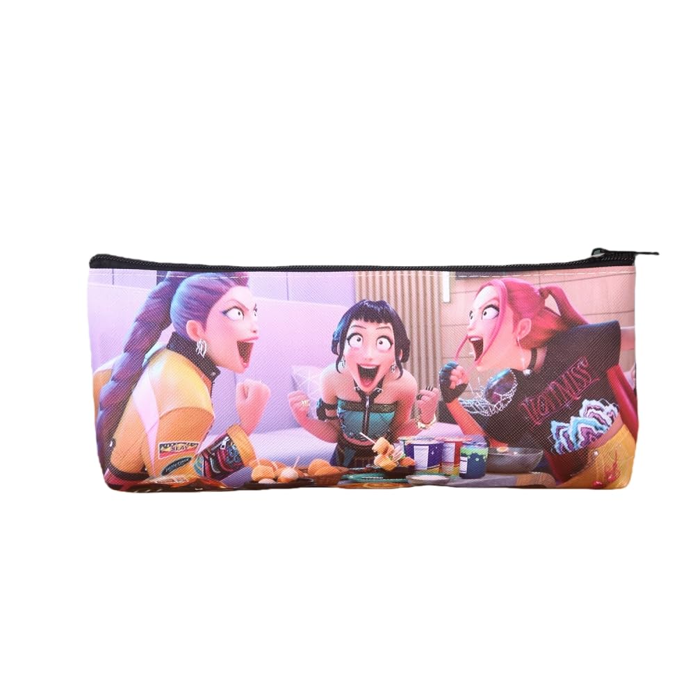 FASHION YO Girls Boys Kids Princess Kpop Castle Large Pencil Case,High Capacity Water Proof,School Supplies Gifts Stationery (Kpop)