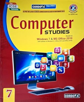 Cordova Computer Studies Class 7 : Cordova: Amazon.in: Books