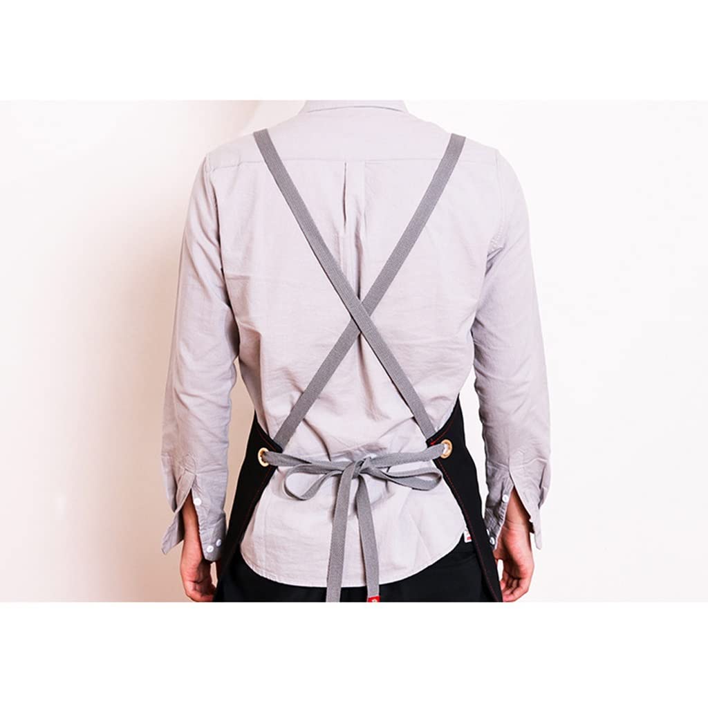 Server Aprons Barista Apron Babero delantal delantal chef delantal cocinar delantal delantal color dril de algodón delantal delantal ajustable delantal elástico Kitchen Aprons Chefs Appron