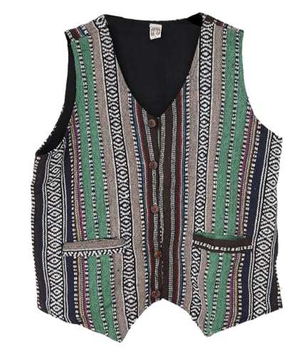 Chaleco para hombre psytrance de patchwork Goaweste estilo ropa goa