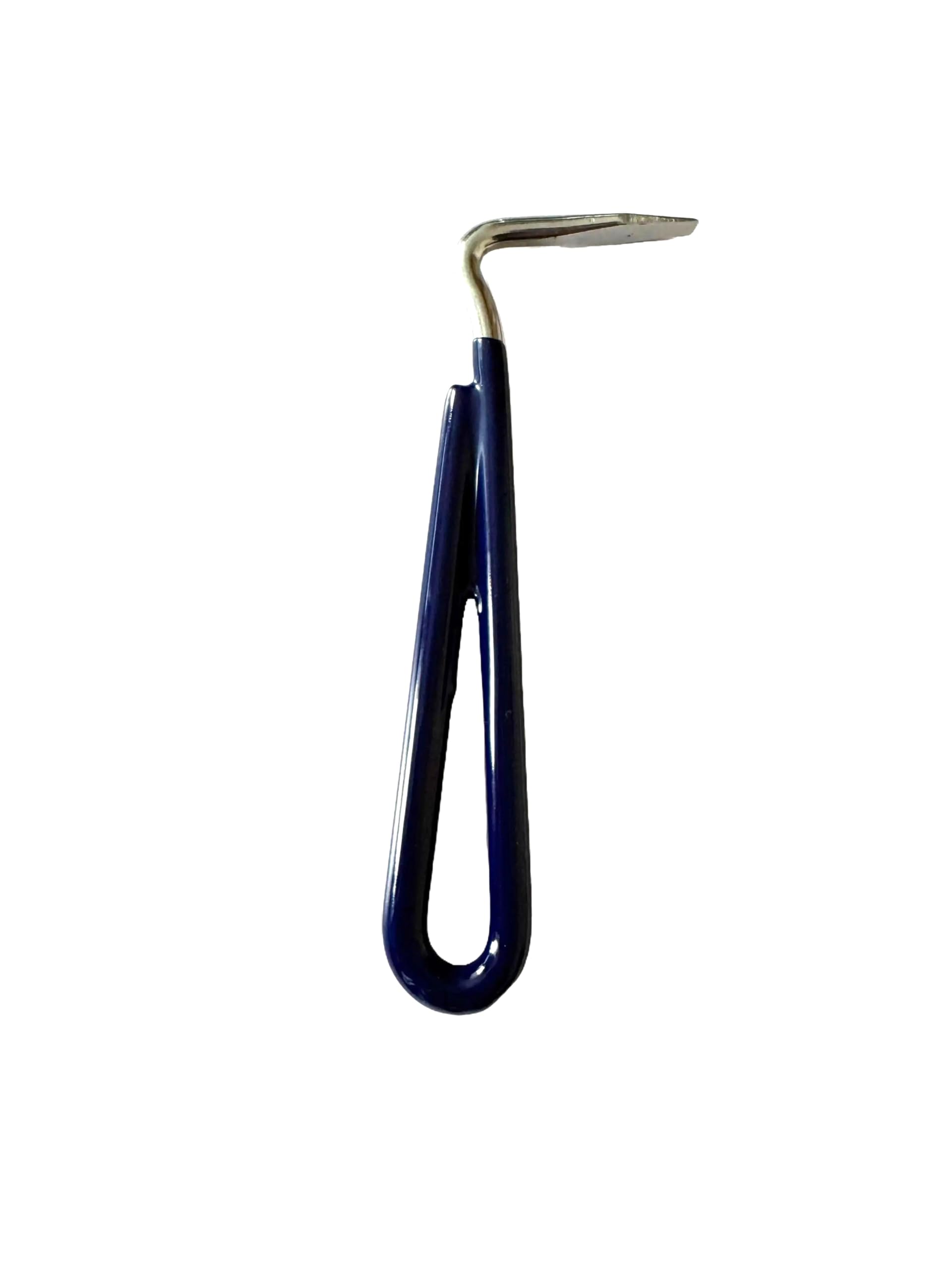 Horse donkey hoof care pick with rubber handle grooming Horse shoe cleaning repair ferrier tools (Blue) - Image 2